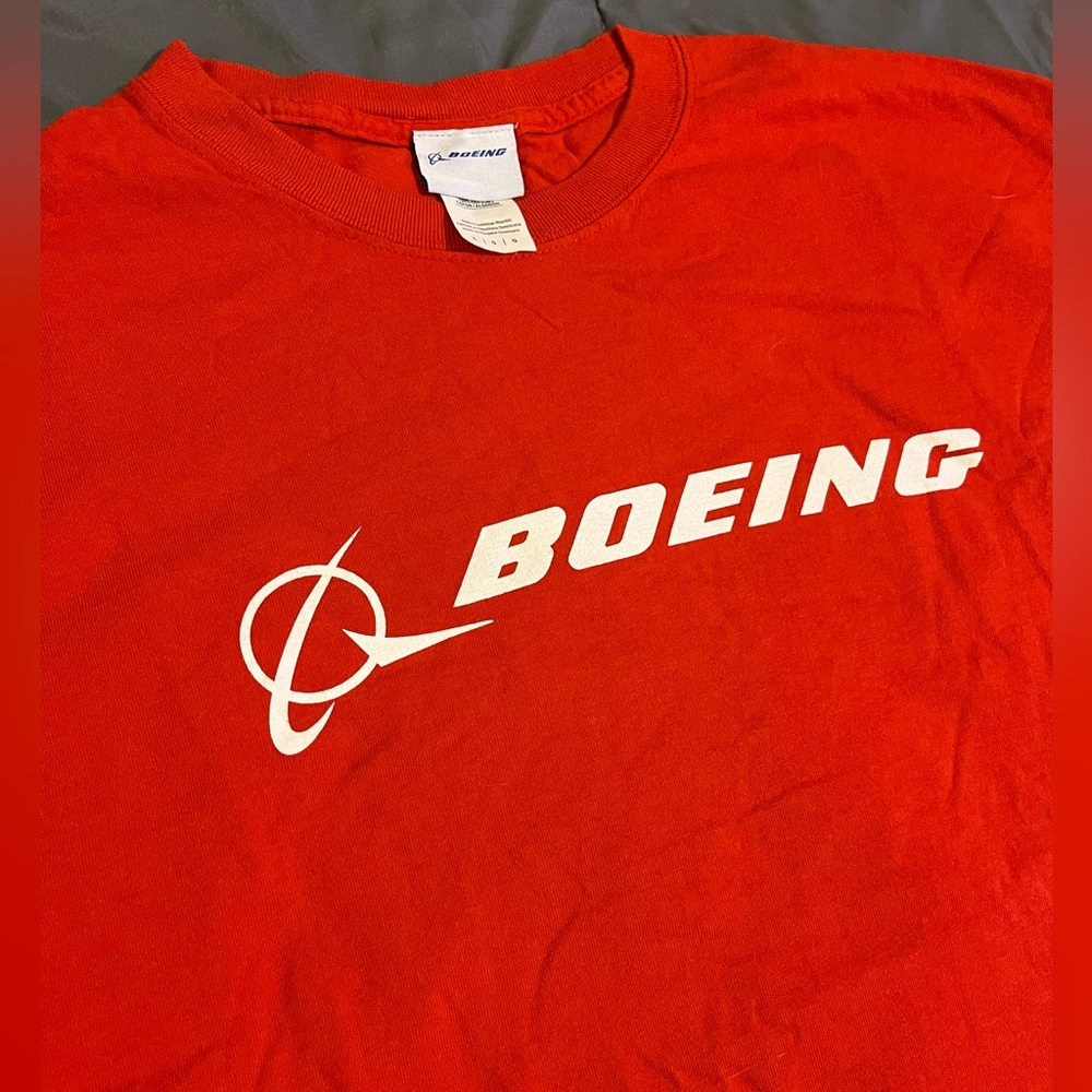 Vintage Official Boeing Airplanes Shirt Size Large